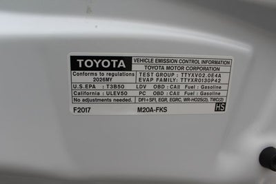 2026 Toyota Corolla LE