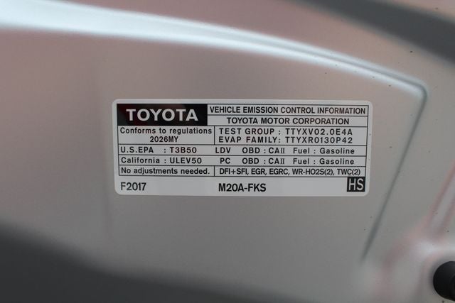 2026 Toyota COROLLA SE