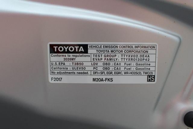 2026 Toyota COROLLA SE