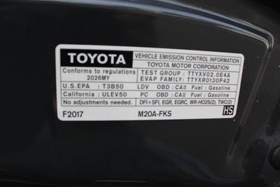 2026 Toyota Corolla SE