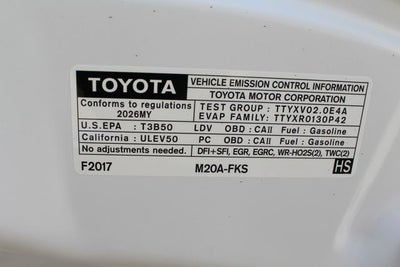 2026 Toyota Corolla SE