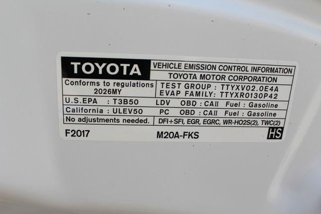 2026 Toyota Corolla SE