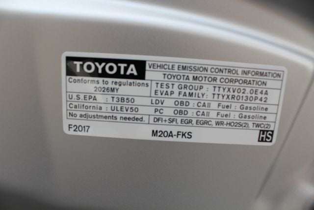2026 Toyota Corolla SE