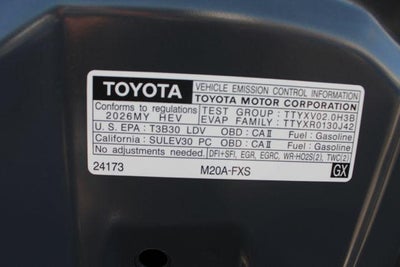 2026 Toyota Prius XLE