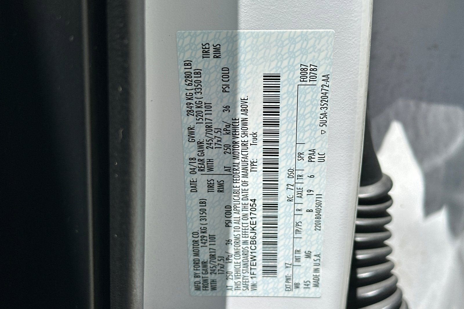 2018 Ford F-150 XL