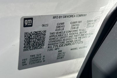 2024 Chevrolet Trax 1RS
