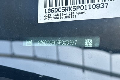 2023 Cadillac CT4 Sport