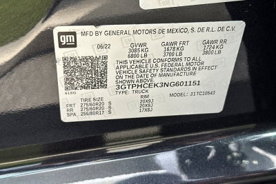 2022 GMC Sierra 1500 Elevation