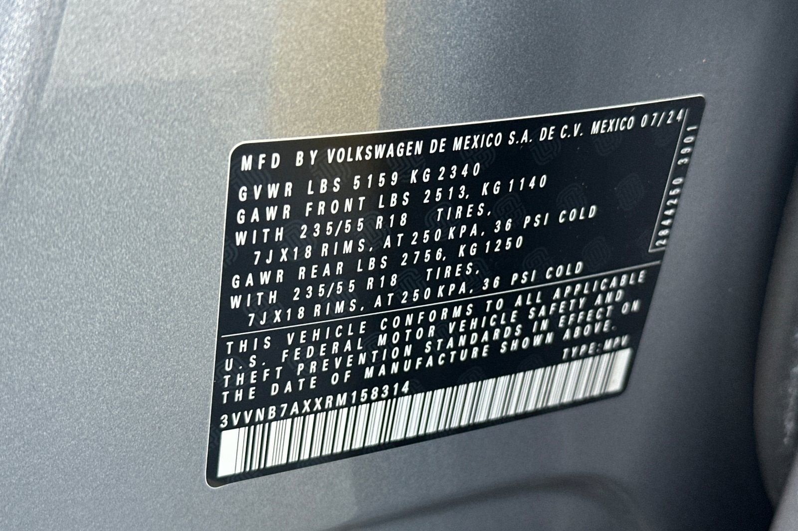 2024 Volkswagen Tiguan 2.0T SE