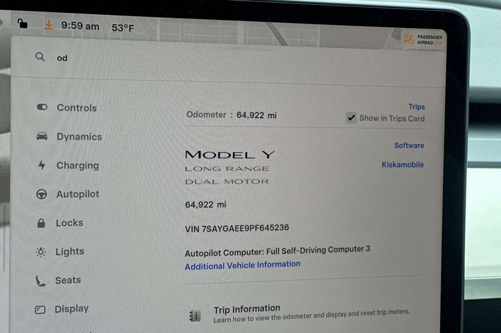 2023 Tesla Model Y Long Range