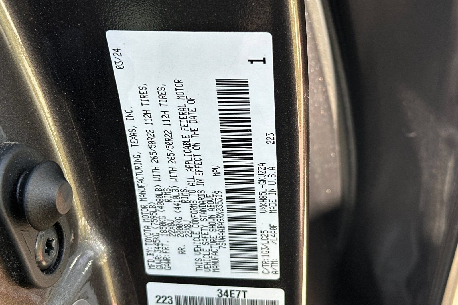 2024 Toyota Sequoia Capstone