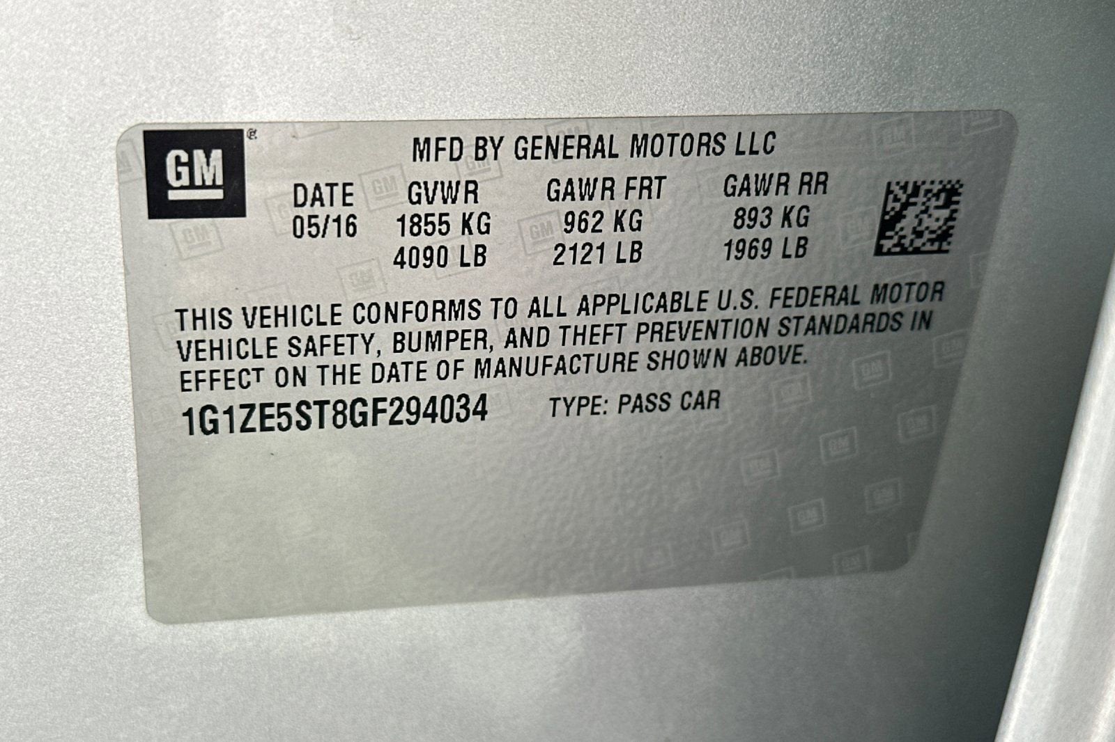 2016 Chevrolet Malibu LT