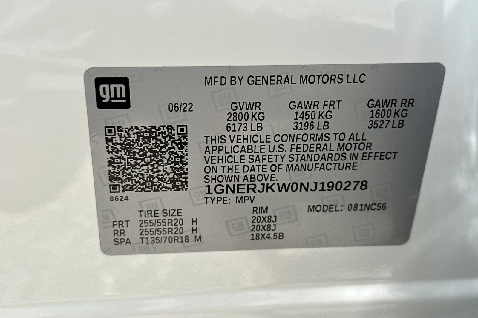2022 Chevrolet Traverse RS