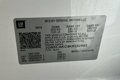 2019 Chevrolet Tahoe LS