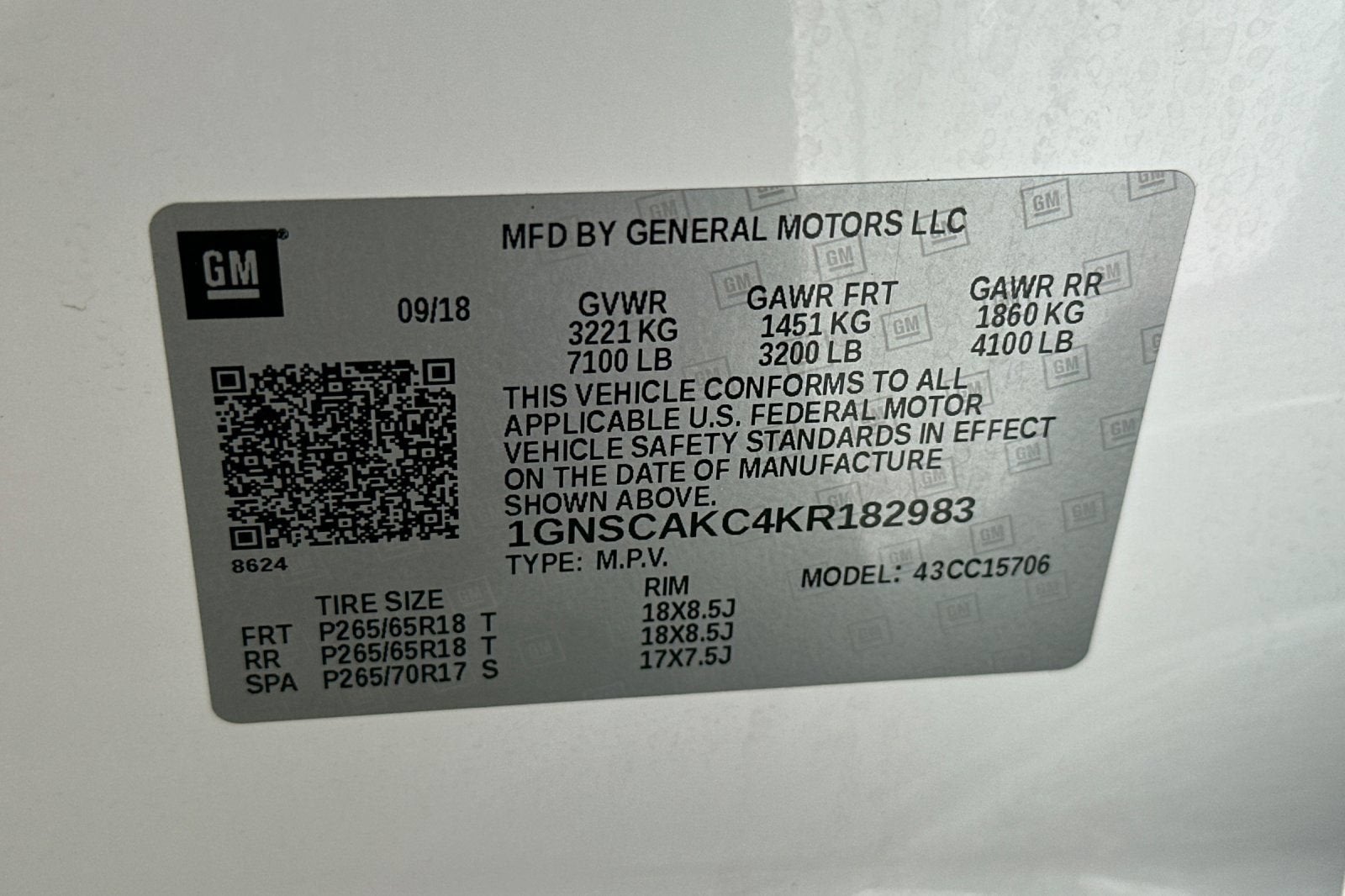 2019 Chevrolet Tahoe LS