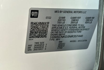 2022 Chevrolet Tahoe LT