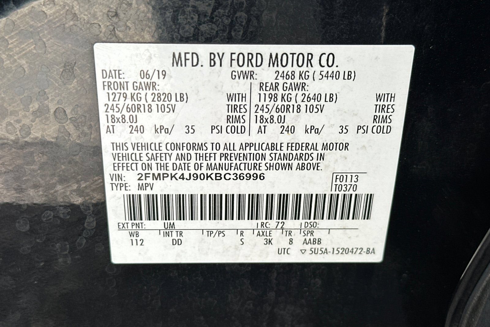 2019 Ford Edge SEL