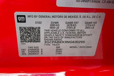 2022 Chevrolet Silverado 1500 Custom