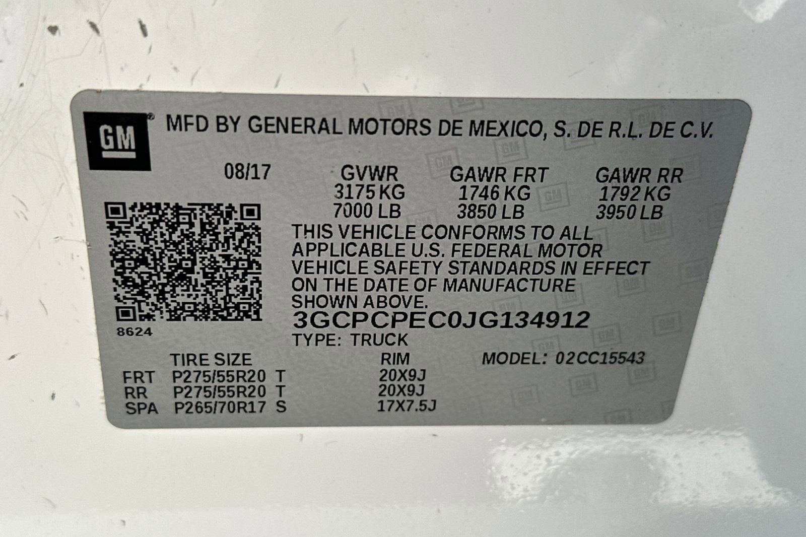 2018 Chevrolet Silverado 1500 Custom