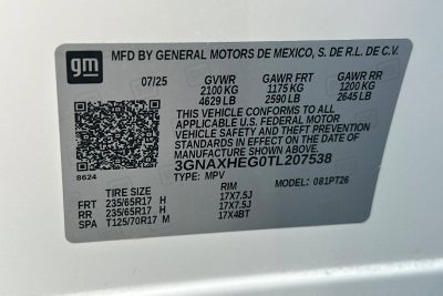 2026 Chevrolet Equinox LT