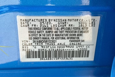 2024 Nissan Sentra SV