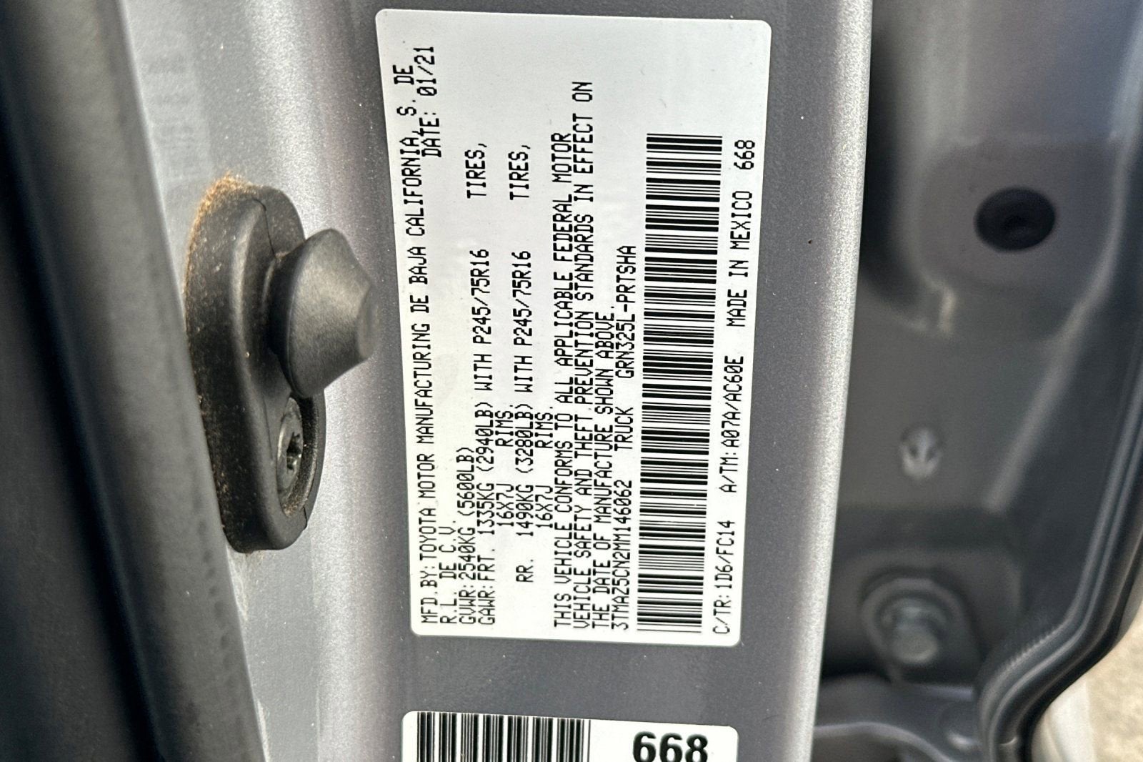 2021 Toyota Tacoma 2WD SR5