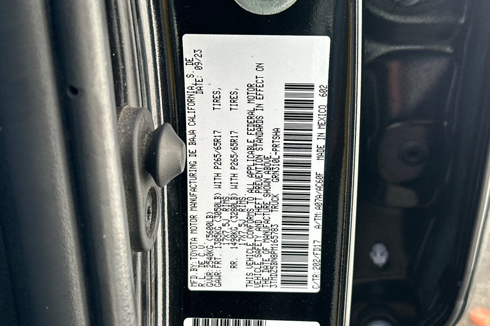 2023 Toyota Tacoma 4WD SR5