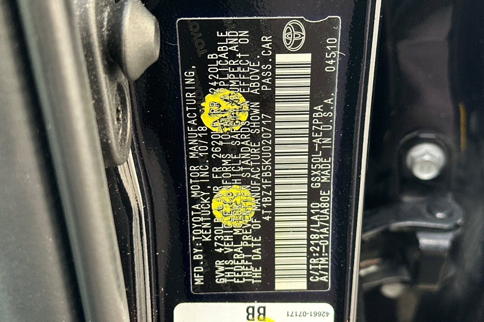 2019 Toyota Avalon XLE