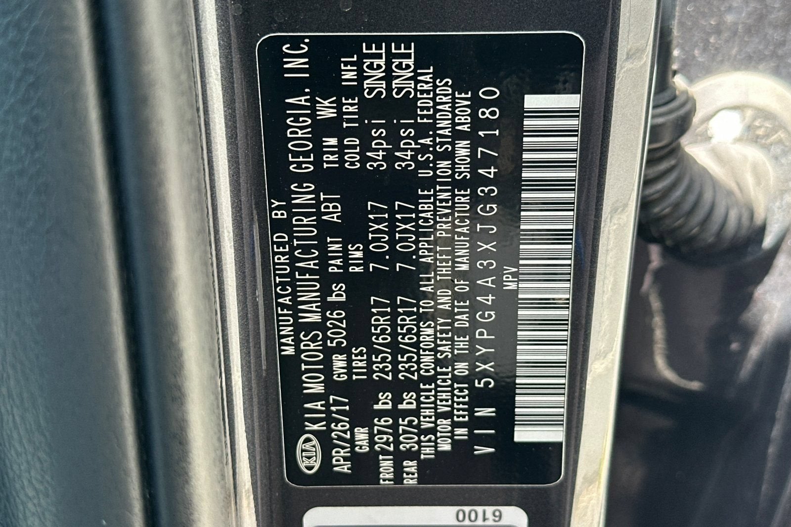 2018 Kia Sorento LX