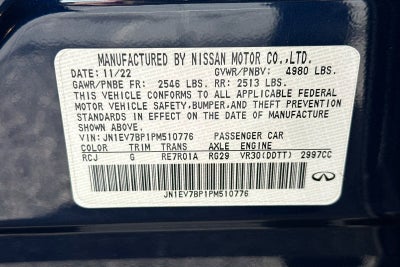 2023 INFINITI Q50 LUXE
