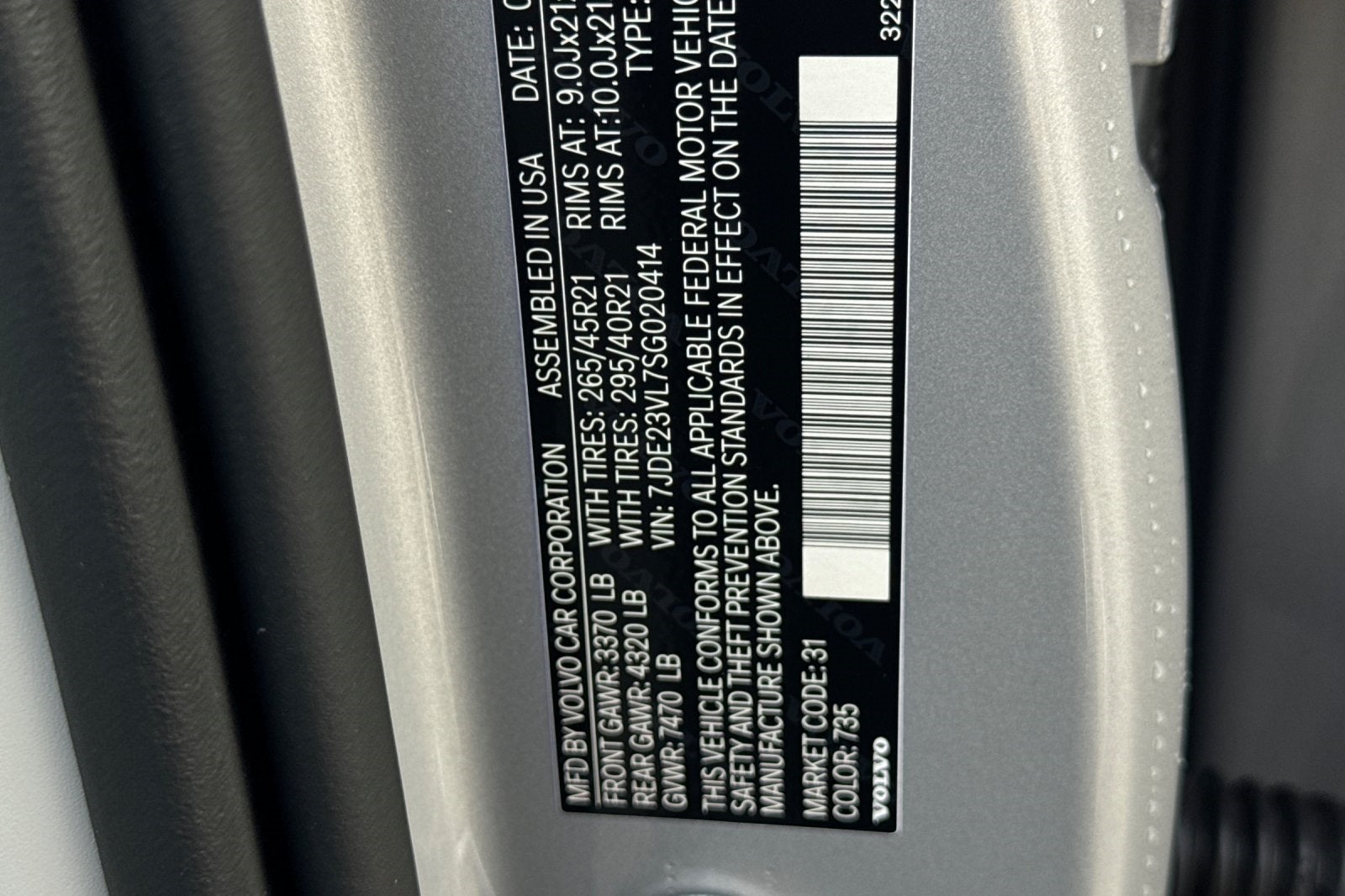 2025 Volvo EX90 Twin Motor Performance Ultra 7-Seater