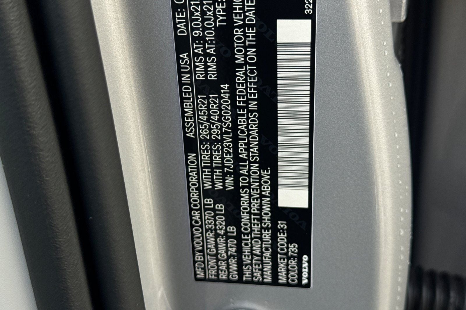 2025 Volvo EX90 Twin Motor Performance Ultra 7-Seater