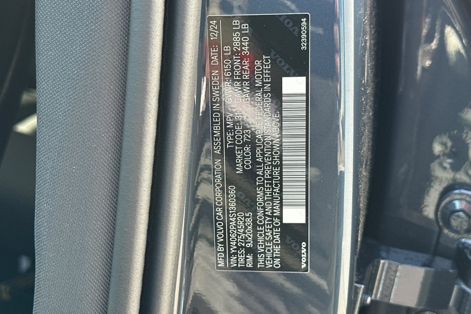 2025 Volvo XC90 B6 Core 2025.5