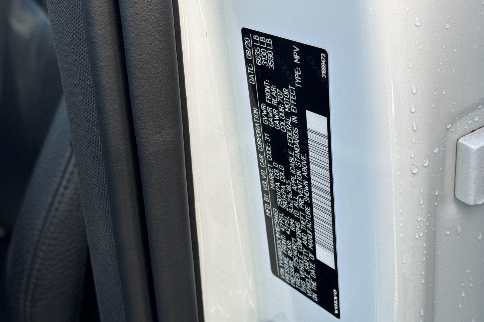 2021 Volvo XC90 Recharge Plug-In Hybrid T8 Inscription Expression 7 Passenger