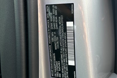 2025 Volvo XC90 Plug-In Hybrid T8 Ultra 7 Passenger