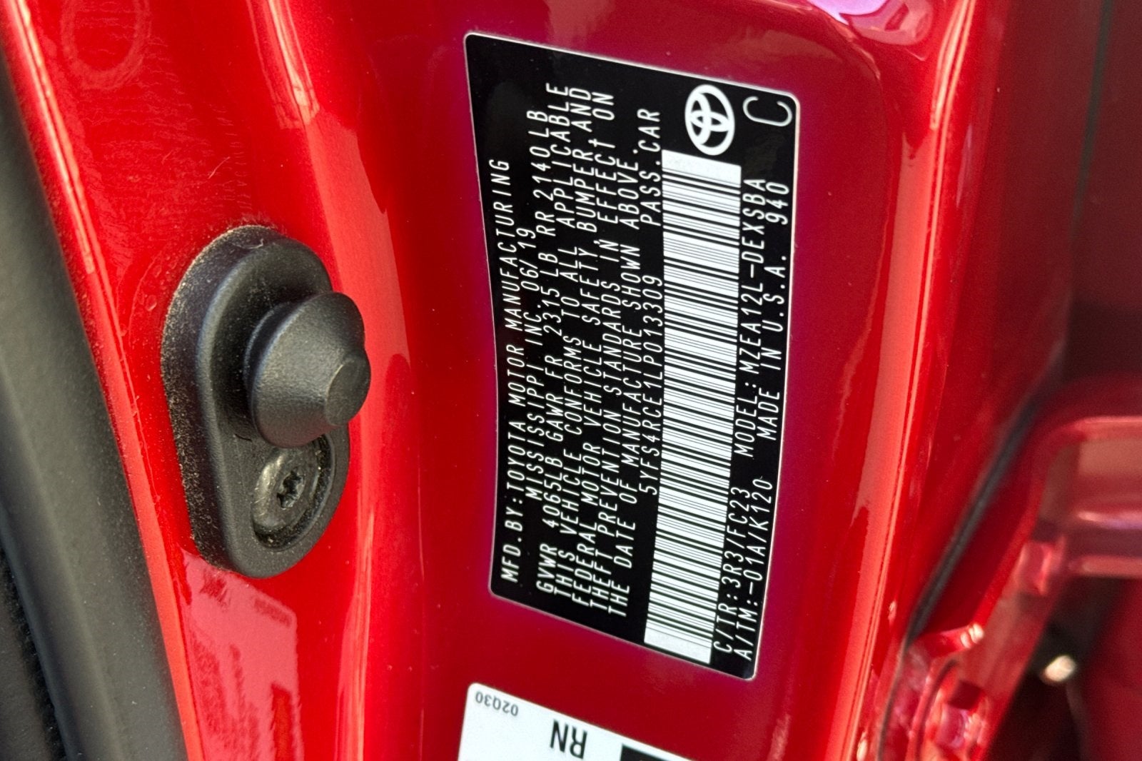 2020 Toyota Corolla SE