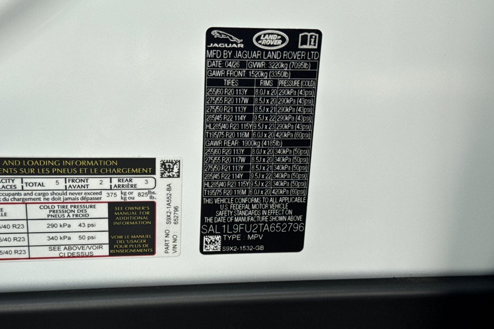 2026 Land Rover Range Rover Sport Dynamic SE