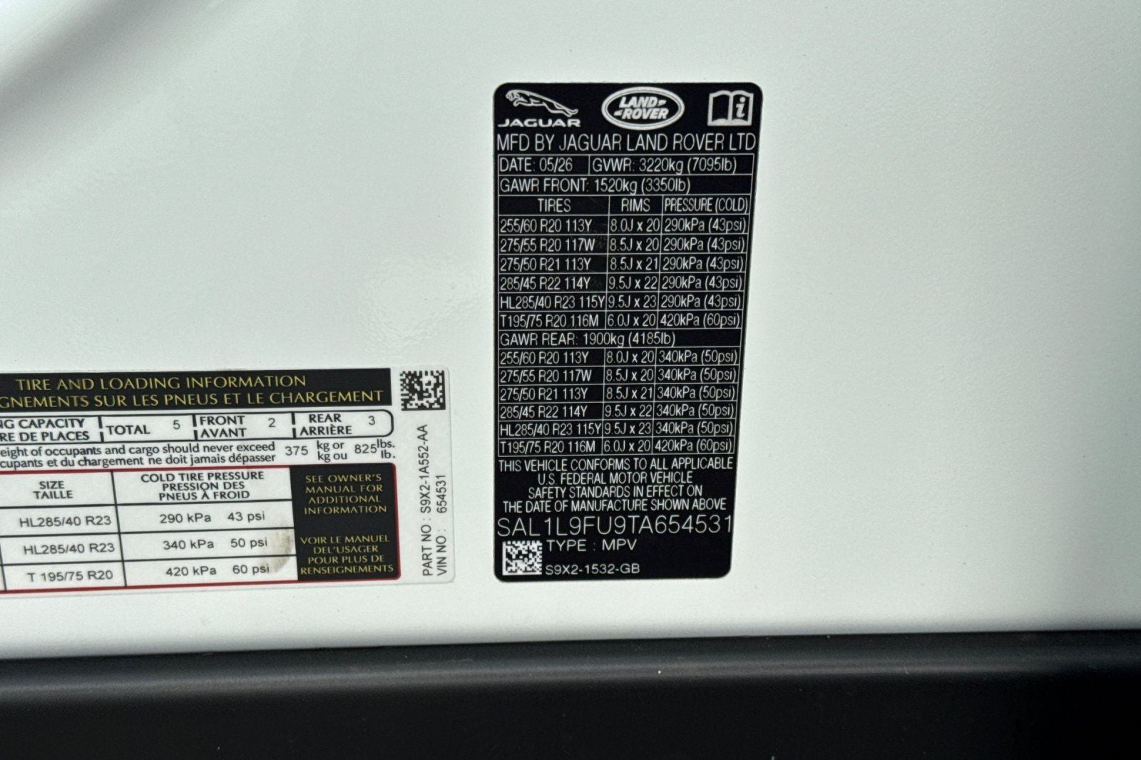 2026 Land Rover Range Rover Sport Dynamic SE