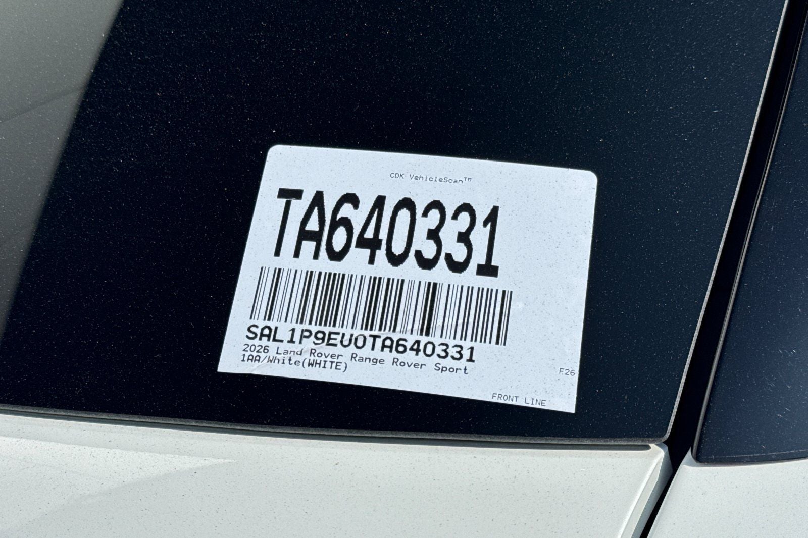 2026 Land Rover Range Rover Sport SE