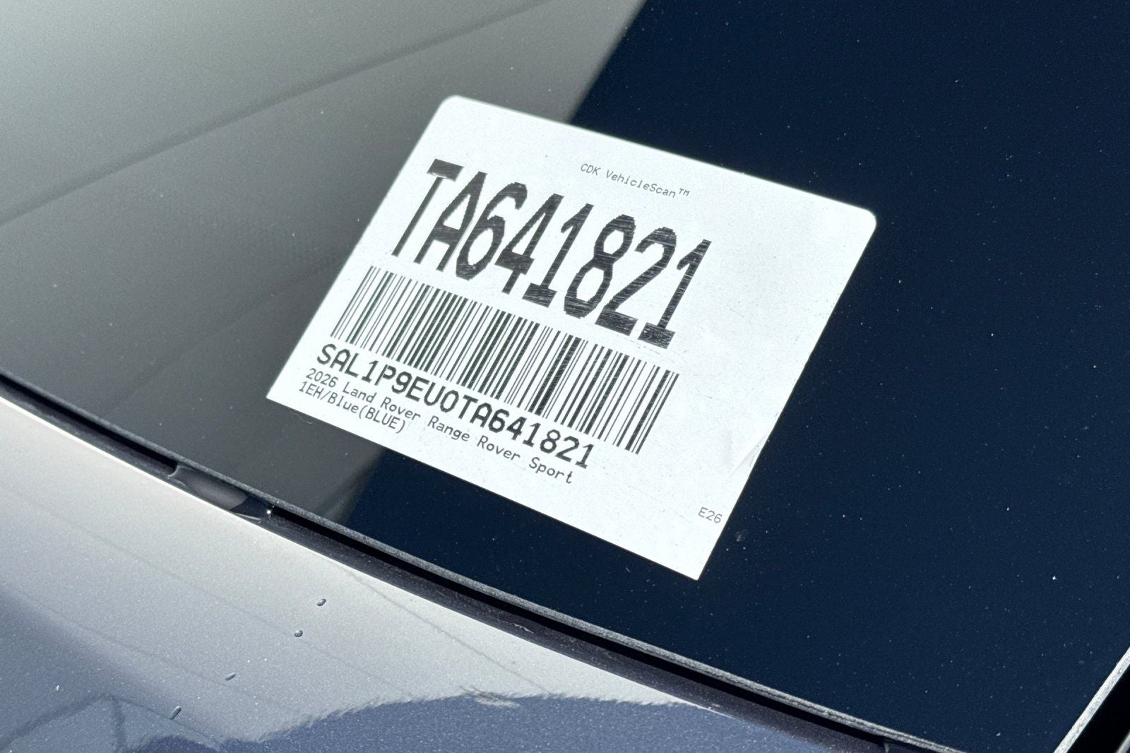 2026 Land Rover Range Rover Sport SE