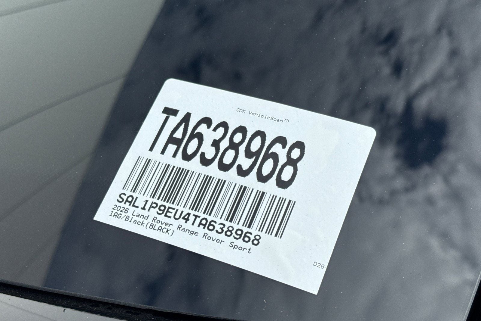 2026 Land Rover Range Rover Sport SE