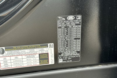 2026 Land Rover Range Rover Sport SE