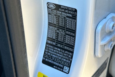 2025 Land Rover Discovery Sport SE