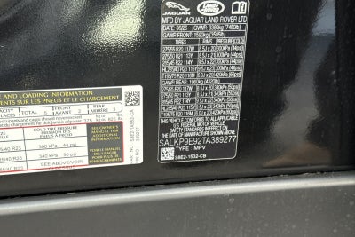 2026 Land Rover Range Rover SE