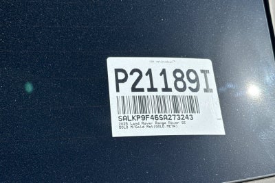 2025 Land Rover Range Rover Plug-In Hybrid SE