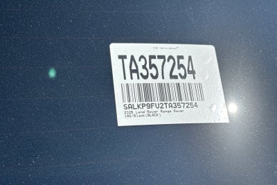 2026 Land Rover Range Rover SE
