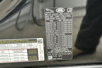 2026 Land Rover Range Rover SE