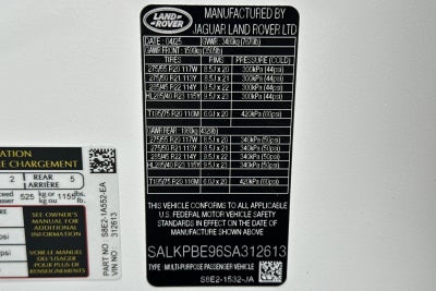 2025 Land Rover Range Rover SE LWB