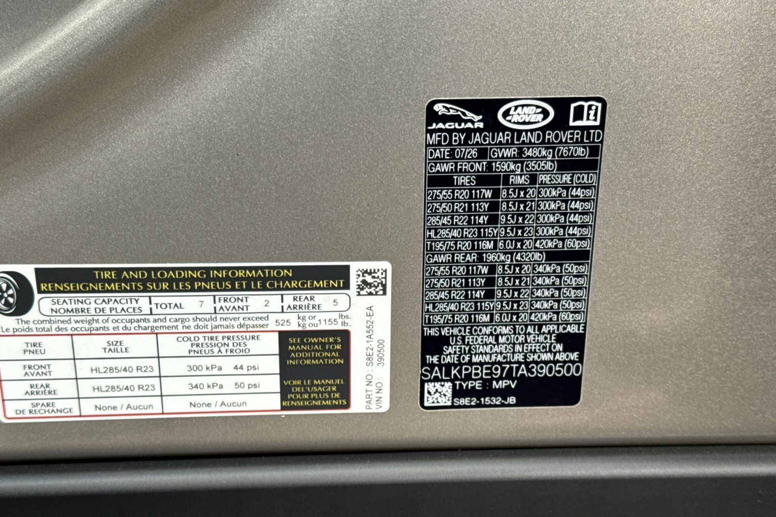 2026 Land Rover Range Rover SE LWB