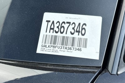 2026 Land Rover Range Rover SE LWB